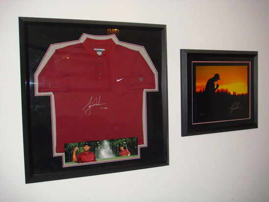 UDA Tiger Woods items in Silverman’s collection.