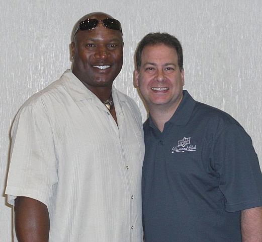 Jeff Silverman with Bo Jackson at last year’s National show.