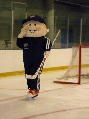 Coach Cardman hits the ice at the Hershey Centre.