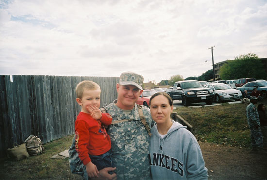 Josh with his family.