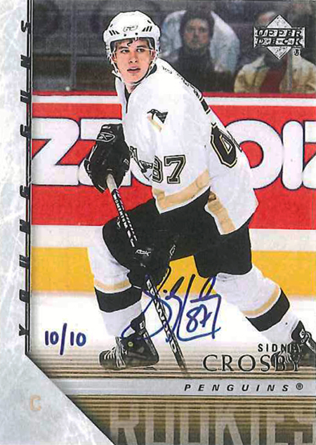 Why did Sidney Crosby Autograph cards of Sidney Crosby? - creasecollector