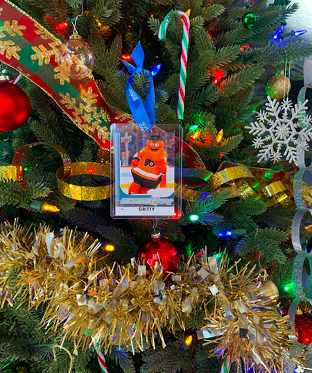upper deck christmas tree holiday ornament
