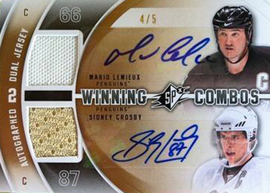 Sidney Crosby & Mario Lemieux Autographed 16x20