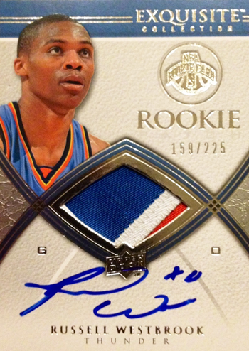 Oklahoma-City-Thunder-Russell-Westbrook-Autograph-Rookie-Patch-Card Russell Westbrook Autograph Rookie