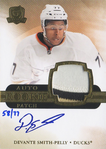 2011-12-NHL-The-Cup-Upper-Deck-Devante-Smith-Pelly-Ducks-Autograph-Error-Card