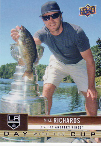2012-13-NHL-Upper-Deck-Series-One-Day-With-The-Cup-Mike-Richards-Fish