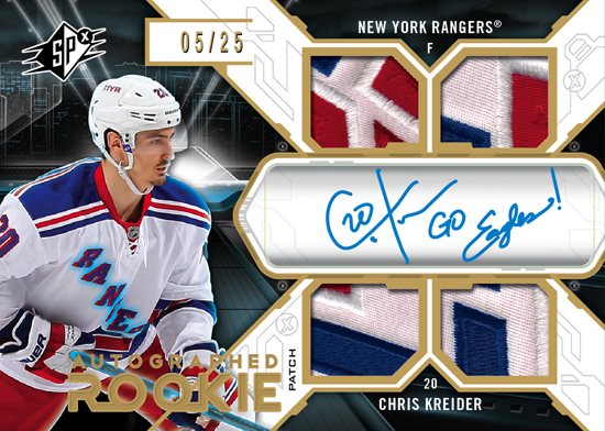 Chris Kreider New York Rangers Autographed 2012-13 Upper Deck