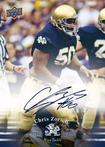 2013-Upper-Deck-Notre-Dame-Football-Chris-Zorich-Autograph