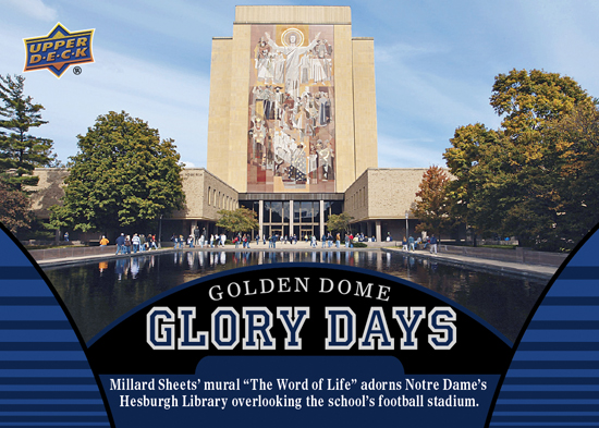 2013-Upper-Deck-Notre-Dame-Football-Glory-Days-Touchdown-Jesus