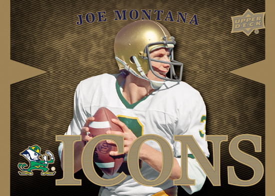 2013-Upper-Deck-Notre-Dame-Football-Icons-Joe-Montana