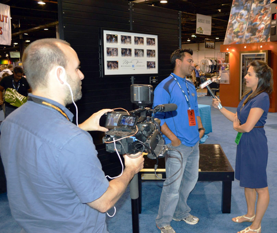 2013-National-Sports-Collectors-Convention-UDA-Memorabilia-ESPN-Interview-Gabe-Garcia