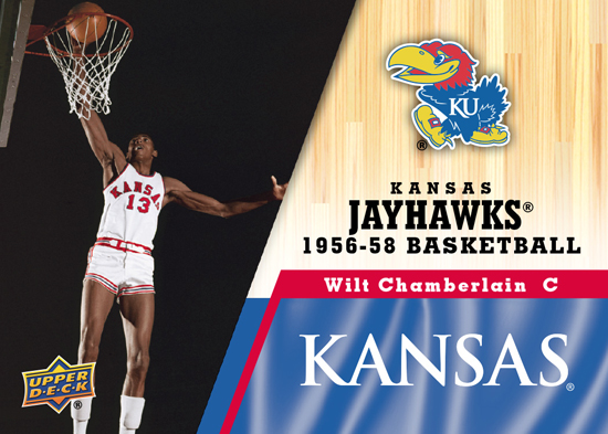 2013-Upper-Deck-University-of-Kansas-Base-Wilt-Chamberlain