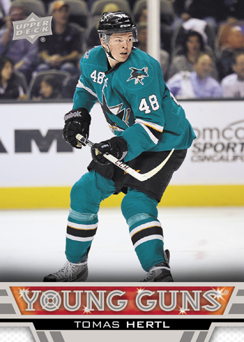 2013-14-NHL-Upper-Deck-Series-One-Double-Rookie-Class-Tomas-Hertl-Young-Guns
