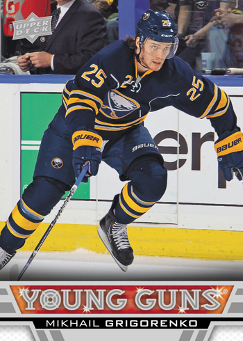 2013-14-NHL-Upper-Deck-Series-One-Young-Guns-Rookie-Card-Mikhail-Grigorenko-Buffalo-Sabres