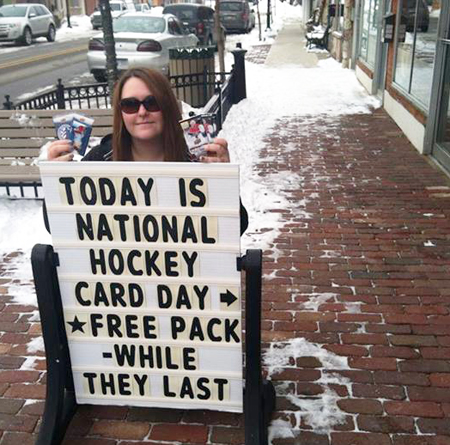 Even the Big Kids Enjoy Upper Deck’s National Hockey Card Day! | Upper ...