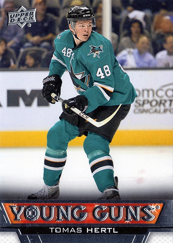 Sam-Tageson-Upper-Deck-Young-Guns-Tomas-Hertl-San-Jose-Sharks-Rookie-Autograph