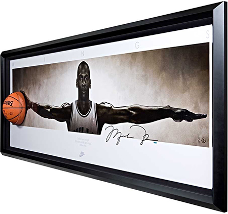 Group-Gift-Idea-The-Man-Who-Has-Everything-Autographed-Michael-Jordan-Wings-Breaking-Through-Memorabilia
