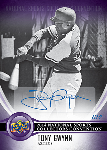 2014-Upper-Deck-National-Sports-Collectors-Convention-Wrapper-Redemption-Autograph-Tony-Gwynn