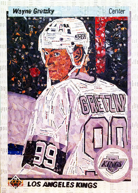2014-Upper-Deck-Tim-Carroll-90-91-Wayne-Gretzky-Art-Piece-25th-Anniversary