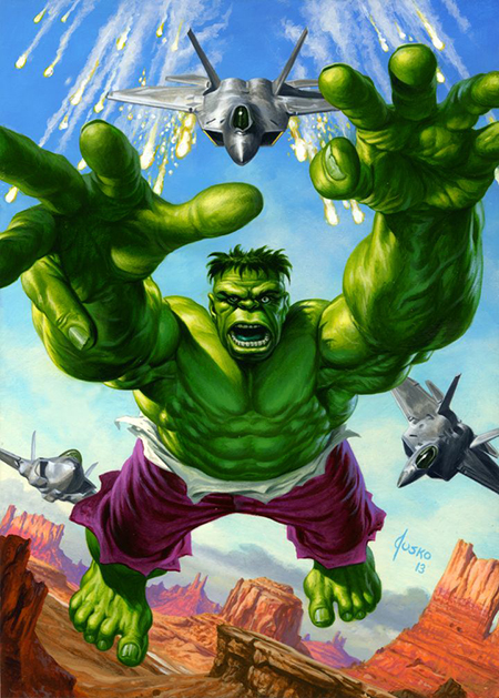 Joe-Jusko-Marvel-Masterpiece-Artist-Spotlight-Upper-Deck-Hulk