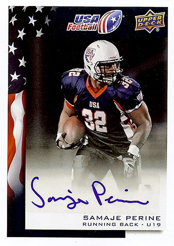 2014-Upper-Deck-USA-Football-Autograph-Samaje-Perine