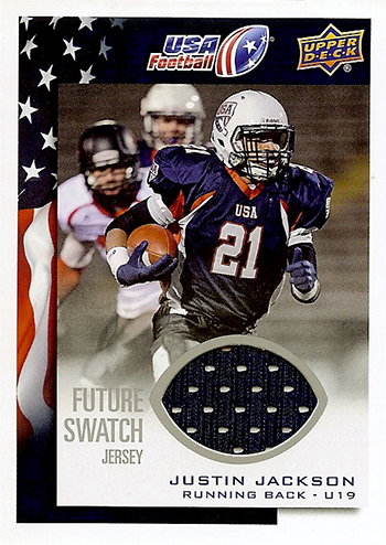 2014-Upper-Deck-USA-Football-Future-Swatch-Jersey-Justin-Jackson