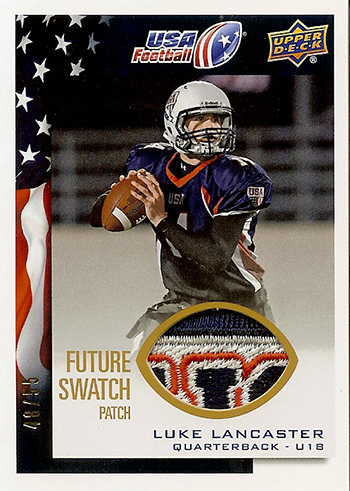 2014-Upper-Deck-USA-Football-Future-Swatch-Patch-Luke-Lancaster