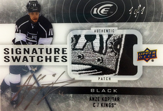 2014-15-NHL-Upper-Deck-Ice-Signature-Swatches-Black-Anze-Kopitar