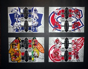 Black-Diamond-Hockey-NHL-Jersey-Puzzle-Cards-Team-1