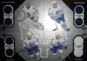 Black-Diamond-Hockey-NHL-Jersey-Puzzle-Cards-Team-Toronto-Maple-Leafs