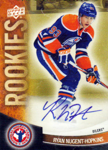 Connor-McDavid-2011-12-Upper-Deck-National-Hockey-Card-Day-Autograph-Ryan-Nugent-Hopkins