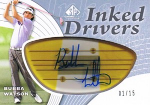 SP-Game-Used-Inked-Drivers-Upper-Deck-Golf-Bubba-Watson-Autograph