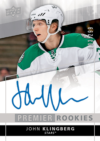 2014-15-NHL-UD-Premier-Rookie-Autograph-John-Klingberg