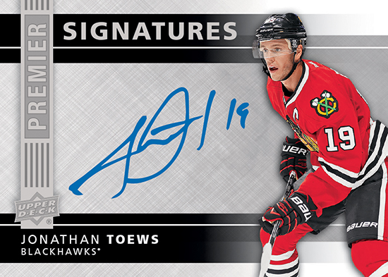 2014-15-NHL-UD-Premier-Signatures-Jonathan-Toews