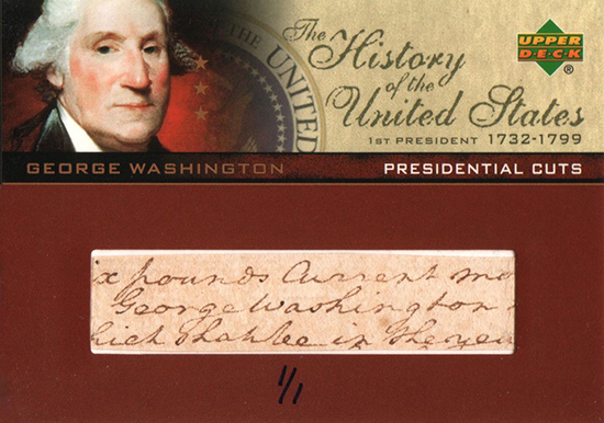 Beckett-Auctions-May-history-united-states-america-presidential-cut-autograph-george-washington