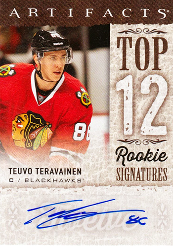 Teuvo-Teravainen-Upper-Deck-Artifacts-Top-12-Autograph-Rookie-Card