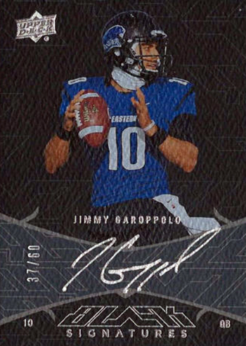 Best-Rookie-Cards-Collect-Valueable-Rare-Jimmy-Garoppolo-Upper-Deck-Black-Signatures