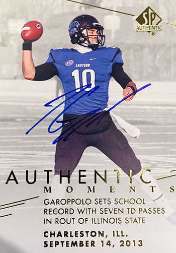 Best-Rookie-Cards-Collect-Valueable-Rare-Jimmy-Garoppolo-Upper-Deck-SP-Authentic-Moments
