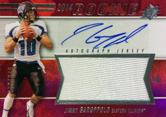 Best-Rookie-Cards-Collect-Valueable-Rare-Jimmy-Garoppolo-Upper-Deck-SPx