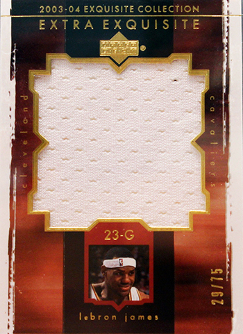 top-ten-best-03-04-lebron-james-king-chosen-one-rookie-autograph-cards-upper-deck-ud-extra-exquisite-patch-jumbo-swatch