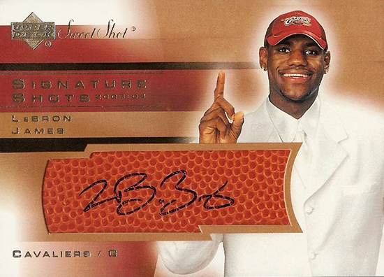 top-ten-best-03-04-lebron-james-king-chosen-one-rookie-autograph-cards-upper-deck-ud-sweet-shot