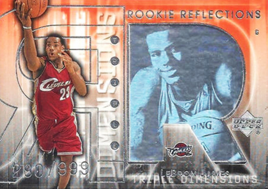 2003 Upper Deck Sweet Shot Game Jersey Lebron James Jersey