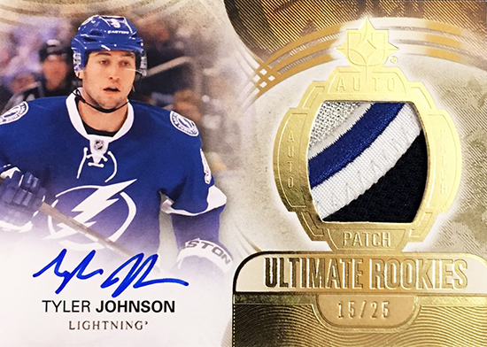 tyler-johnson-autograph-patch-upper-deck-ultimate-collection-card
