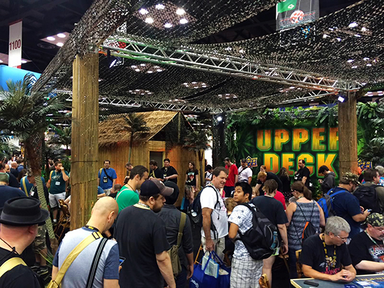 Gen-Con-Indy-2015-Upper-Deck-Entertainment-Predator-Booth-Crowded-Busy