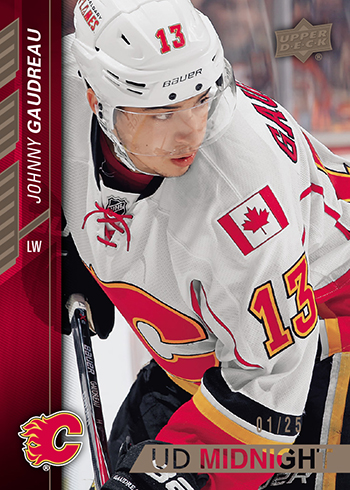 2015-16-Upper-Deck-Series-One-Promotional-Card-UD-Midnight-Fall-Expo-Johnny-Gaudreau