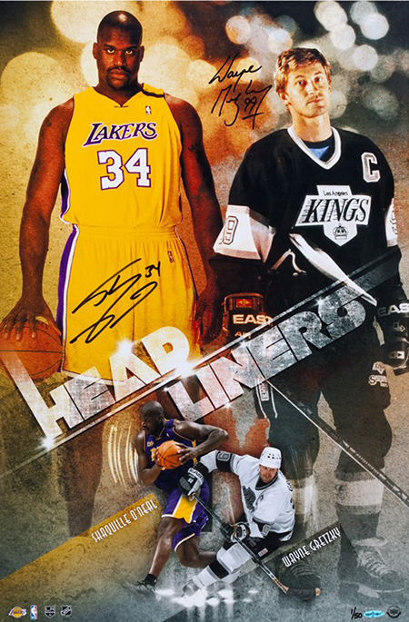 2015-wayne-gretzky-shaquille-oneal-autographed-headliners-print-83640