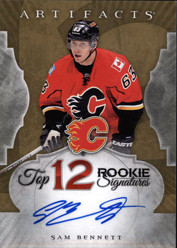 2015-16-Upper-Deck-NHL-Artifacts-Top-Best-Rookie-Card-Sam-Bennett-Autograph