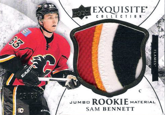 2015-16-Upper-Deck-NHL-Exquisite-Collection-Top-Best-Rookie-Card-Sam-Bennett-Patch