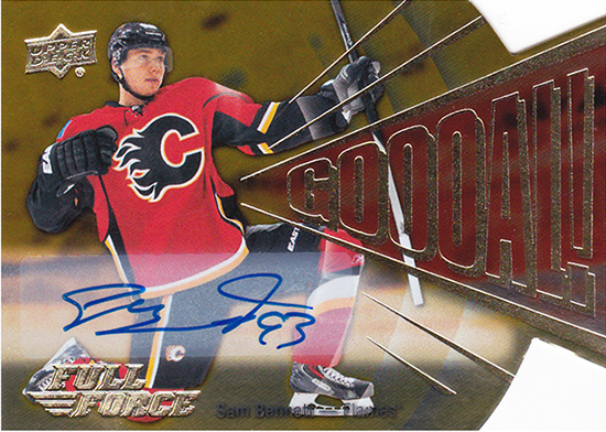 2015-16-Upper-Deck-NHL-Full-Force-GOOOOOAL-Autograph-Top-Best-Rookie-Card-Sam-Bennett