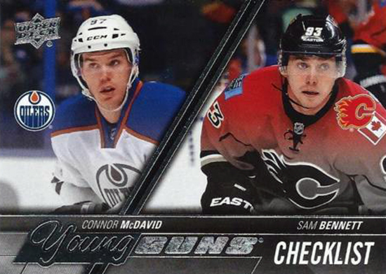 2015-16-Upper-Deck-NHL-Young-Guns-Top-Best-Rookie-Card-Sam-Bennett-Checklist